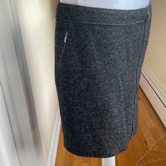 Marc O‘Polo skirt with zipper up front grey - Picture 3 of 6